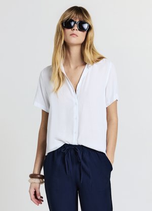 Calliope TINTA UNITA - Camicia - bianco ottico