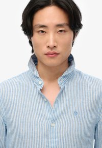 Superdry & Co EMBROIDERED VACATION  - Overhemd - azure blue stripe