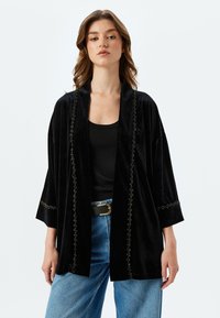 Koton KIMONO - Chaqueta de punto - black