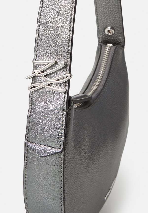 SOIREE HALF MOON - Handbag - gunmetal4