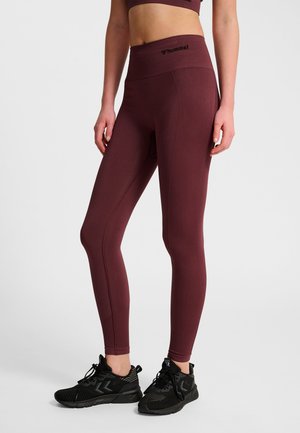 TIF SEAMLESS HIGH WAIST  - Tights - fudge