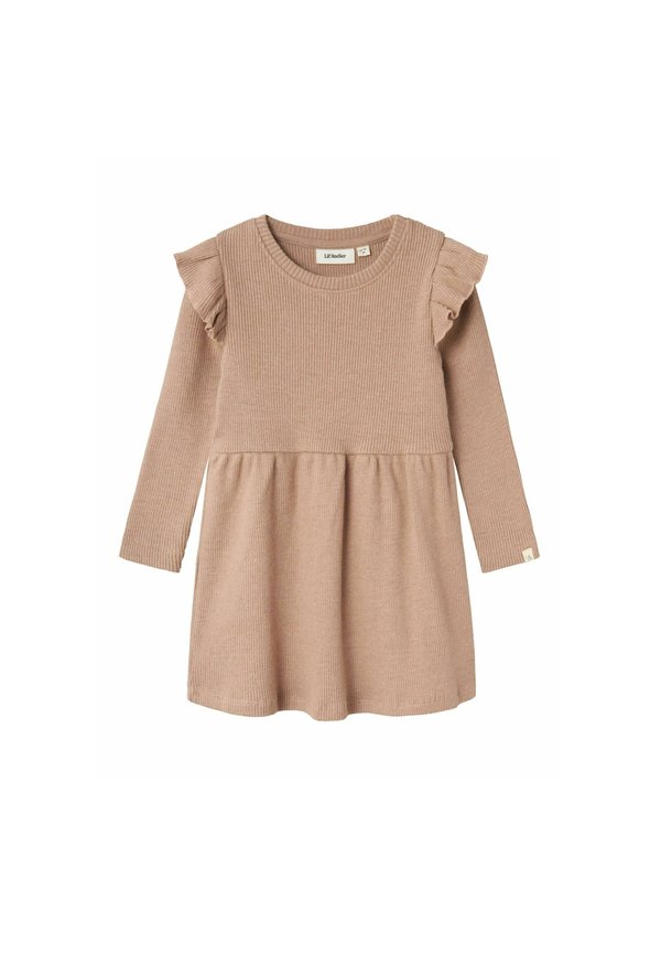 Strickkleid - rugby tan