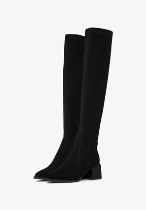 Over-the-knee boots - black