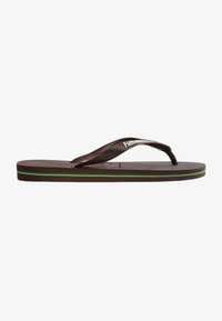 Seleccionado, dark brown/white
