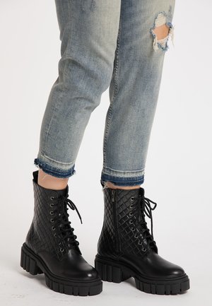 DREIMASTER SCHUHE - Botine cu platformă - schwarz