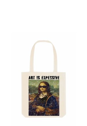 EXPENSIVE MONA PRINT - Cabas - off white