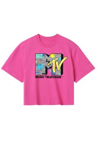 90S MTV - Print T-shirt - pink