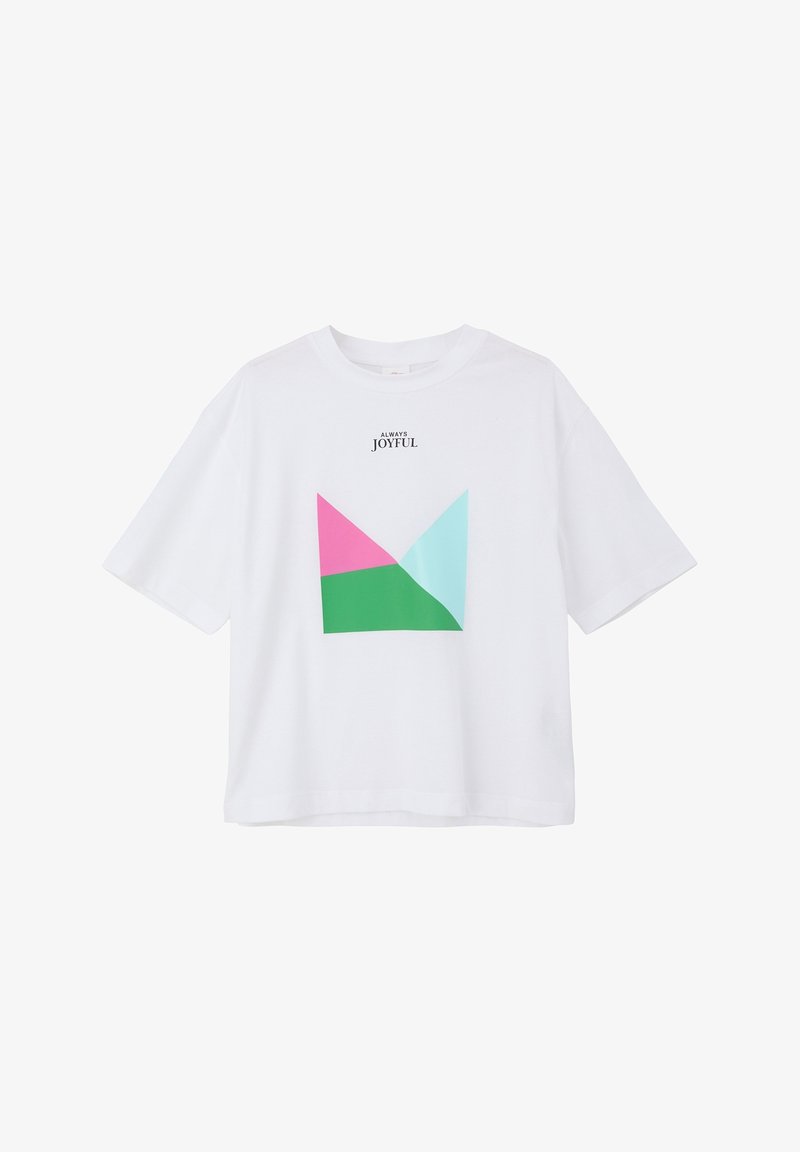 s.Oliver MIT FRONTPRINT - T-shirt z nadrukiem