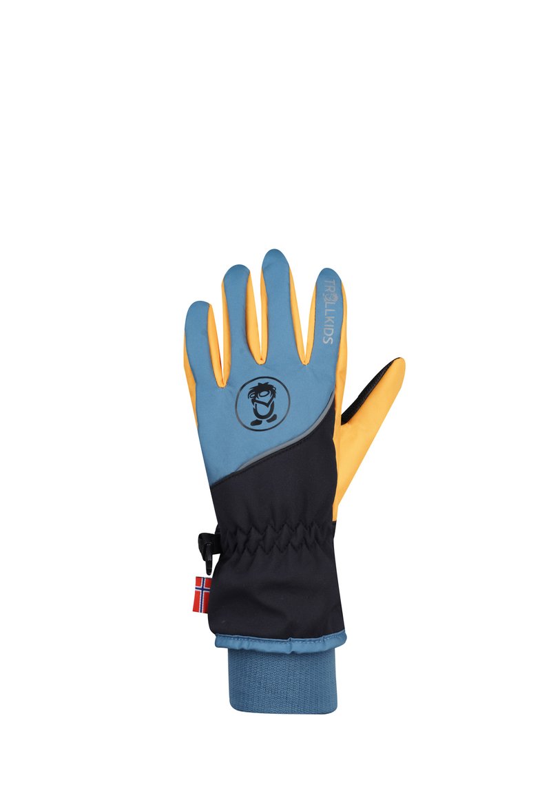 TROLLKIDS Fingerhandschuh - black/steel blue/mango/schwarz - Zalando