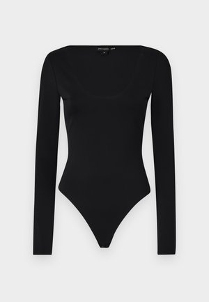 Good American SCUBA SCOOP BODY - Camiseta de manga larga - black