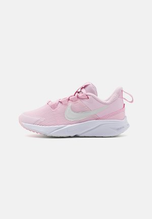 STAR RUNNER 4 UNISEX - Competition running shoes - pink foam/summit white/white