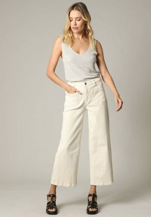 DEELUXE TANK SHINE - Top - Ivory