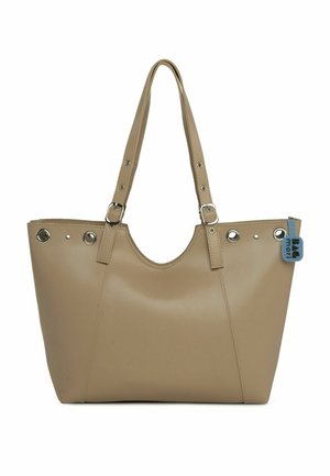 BELTED WITH GROMMET DETAILS - Shopping bag - mink