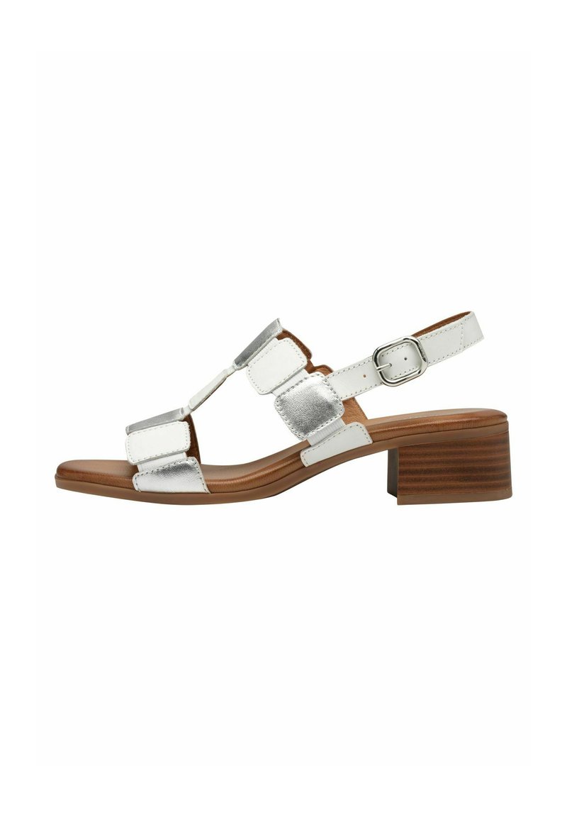 Tamaris Sandals - white silver