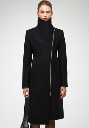 VILMA - Klasický kabát - black