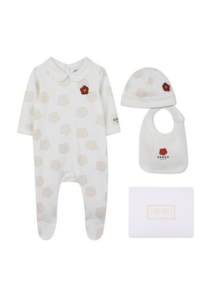 KENZO kids, ENSEMBLE TEXTILE - Bonnet - offwhite