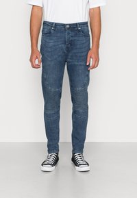 Brave Soul CHIEF - Calças de ganga justas - mid blue wash