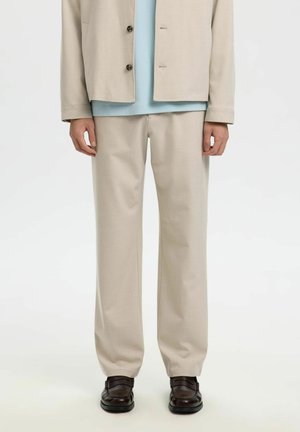 STRAIGHT ROBERT STRING  FLEX - Hlače - egret