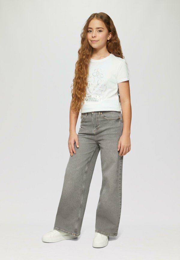 MIT FOLIEN - T-Shirt print - weiß