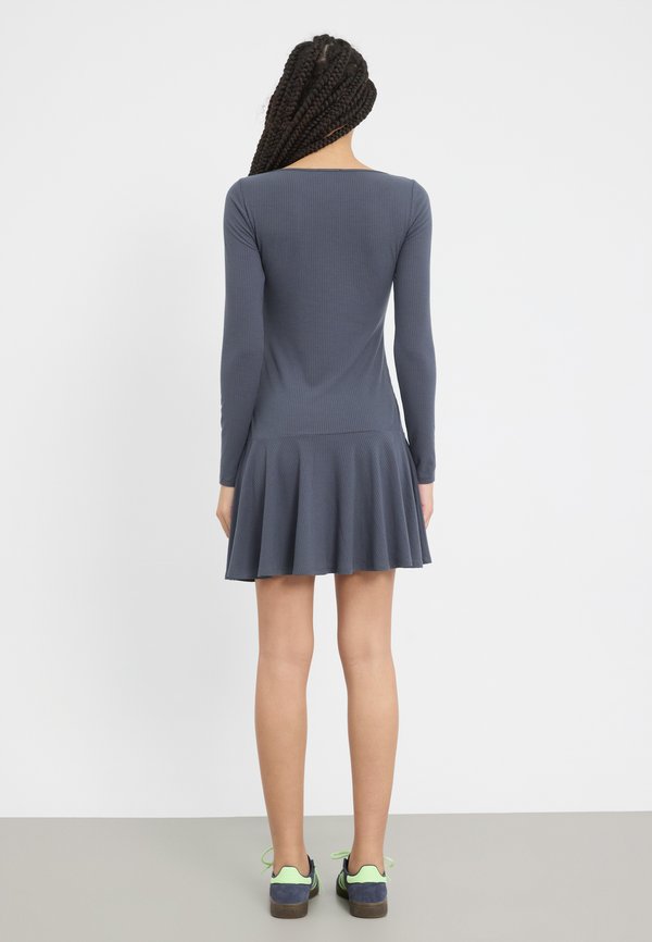 Jersey dress - charcoal3
