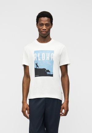 LANAKILA - Nyomott mintás póló - natural