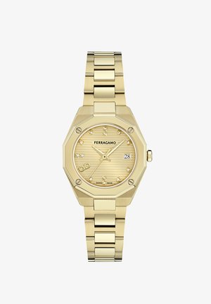 FERRAGAMO, FERRAGAMO EDGE - Karóra - gold tone