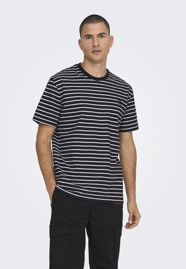 ONSHENRY REG STRIPE SS NOOS - Print T-shirt