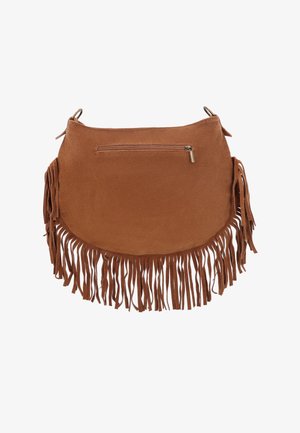 Gusti Leder, SMALL WOMAN HANDBAG OLGA - Skuldertasker - braun