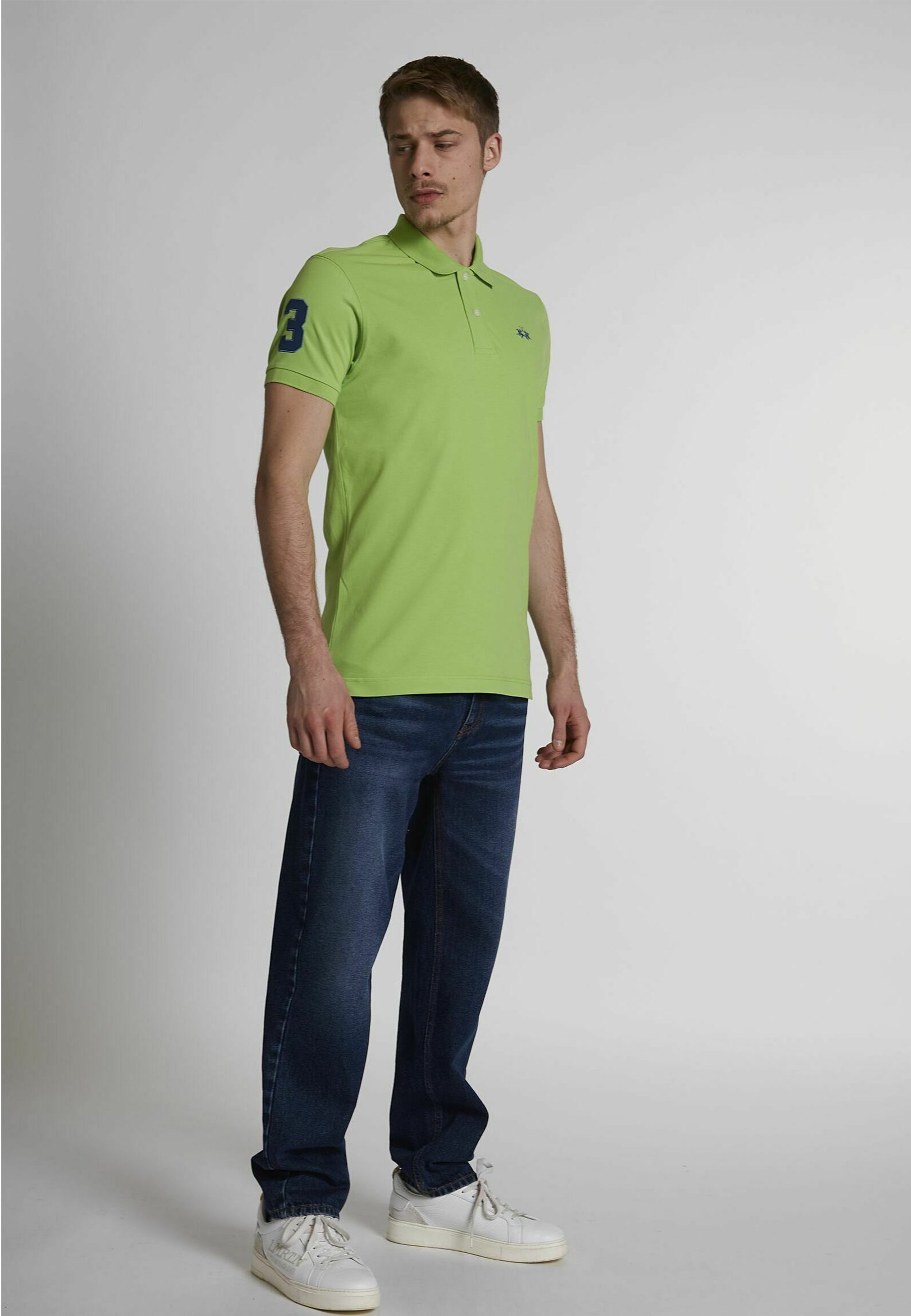 Yellow and green polo shirt Clearance