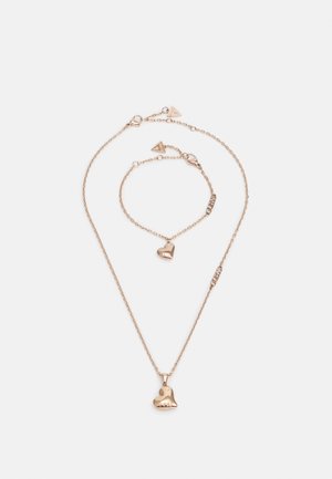 FLUID HEARTS GIFT SET - Ketting - rosegold-coloured