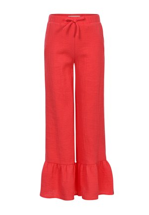 ZOMERSE WIDE LEG - Broek - rood