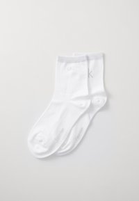 WOMEN SHORT SHINY LOGO 2 PACK - Socks - white