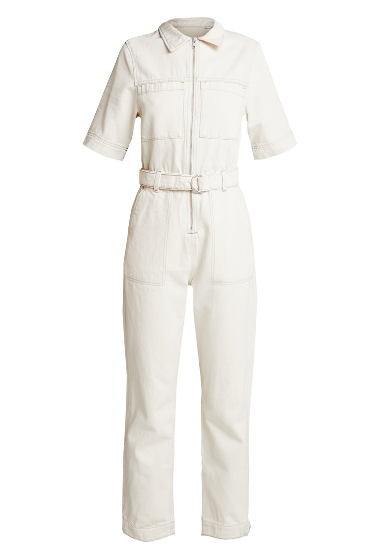 weekday denim boilersuit in ecru
