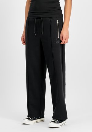 Alpha Industries, RHINESTONE WORLD LOGO JOGGER W - Jogginghose - black