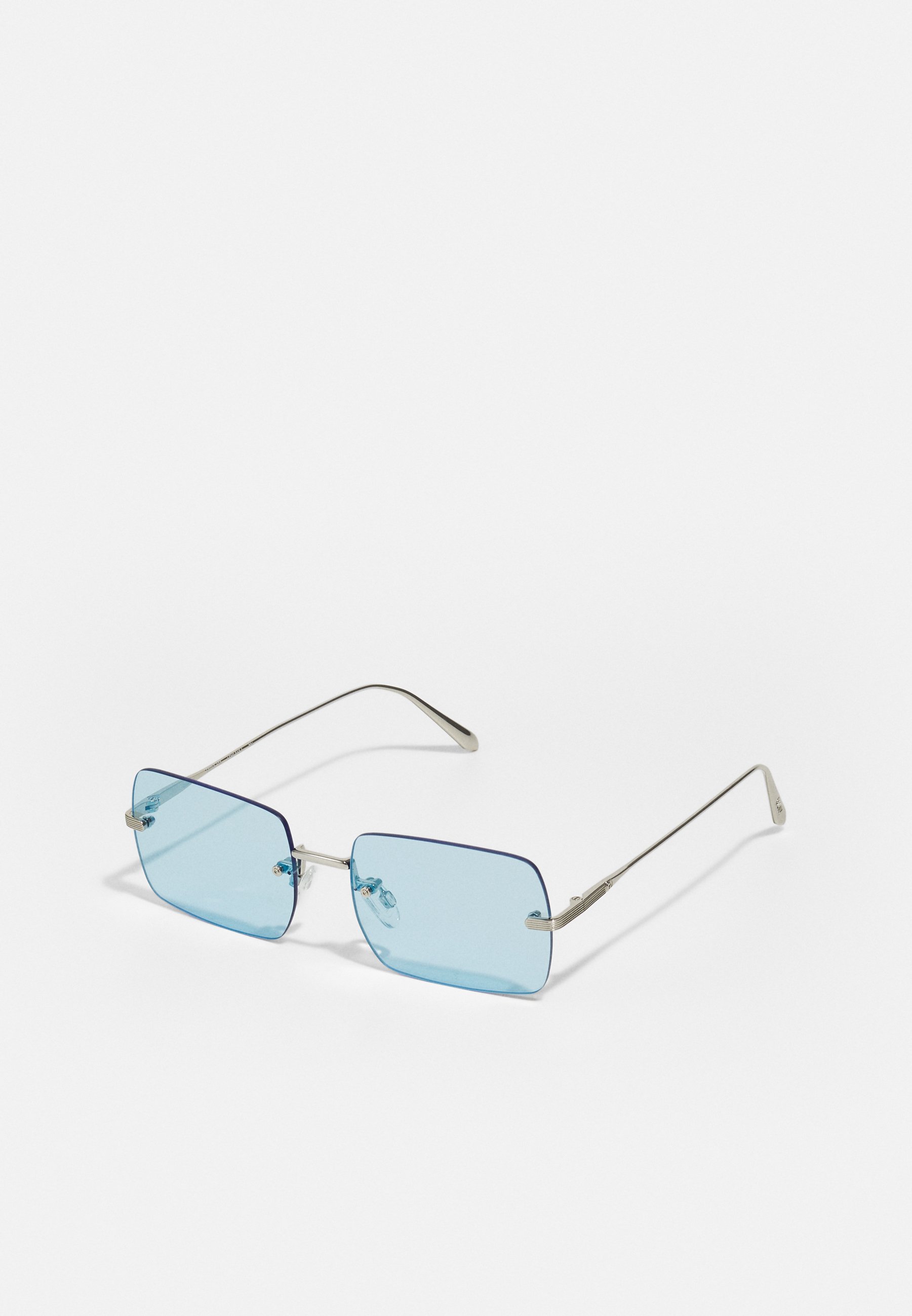 Quay Australia TTYL Rimless Square Rectangle Sunglasses TTYL Gold Frame Rectangle Y2K Sunglasses – Quay Australia main image 3