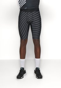 adidas Performance 2-IN-1 PRO - Pantalón corto de deporte - black/grey six
