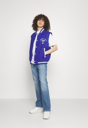 Tommy Jeans COLLEGIATE VEST UNISEX - Smanicato - navy voyage