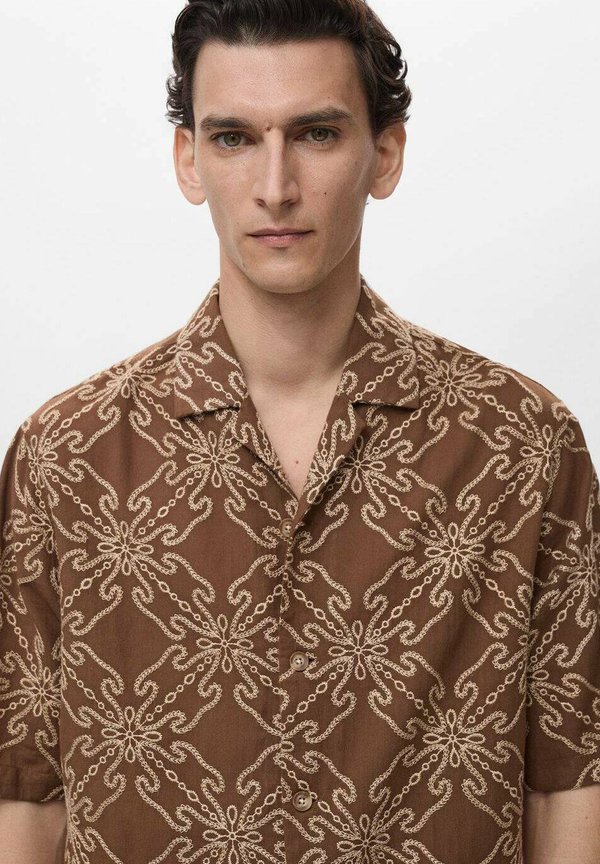 Shirt - tabákově hnědá3