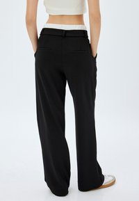 Koton WIDE LEG - Pantaloni - black