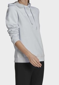 adidas Performance Mikina s kapucí - blue