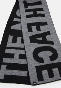 The North Face Logo Scarf Unisex Scarf Black Medium Grey Heather Black Zalando De