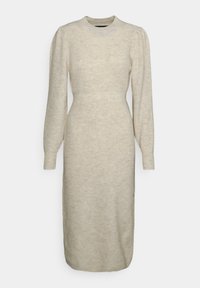 VMVILLA O NECK DRESS  - Obleka/pulover - birch/melange