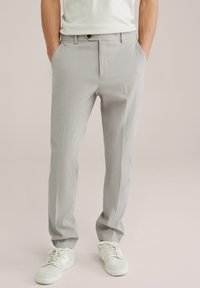 WE Fashion - Pantaloni - light grey Immagine in miniatura 1