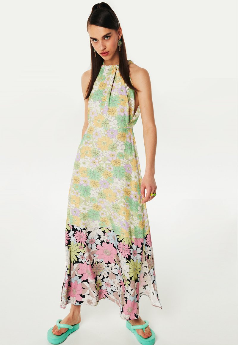 Damen Freizeitkleider | Twist FLORAL PATTERN Maxikleid yellow/gelb - AE30379 Damen Freizeitkleider | Twist FLORAL PATTERN Maxikleid yellow/gelb - AE30379