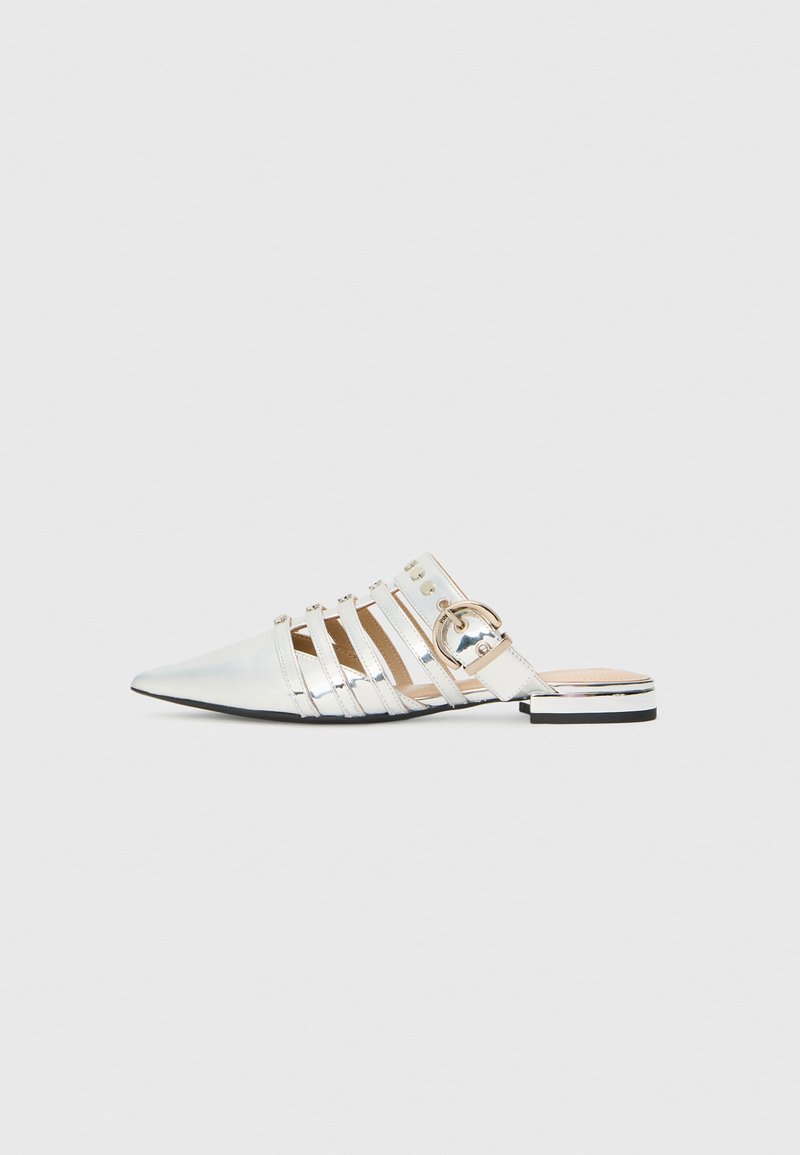 pinko Muiltjes zilverkleurig