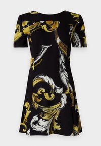Versace Jeans Couture Obleka iz džersija - black/gold