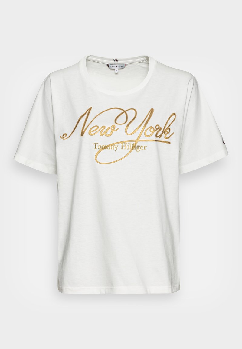Tommy Hilfiger Tshirt print ecru/wit Zalando.nl