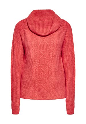 Strickpullover - vintage rot