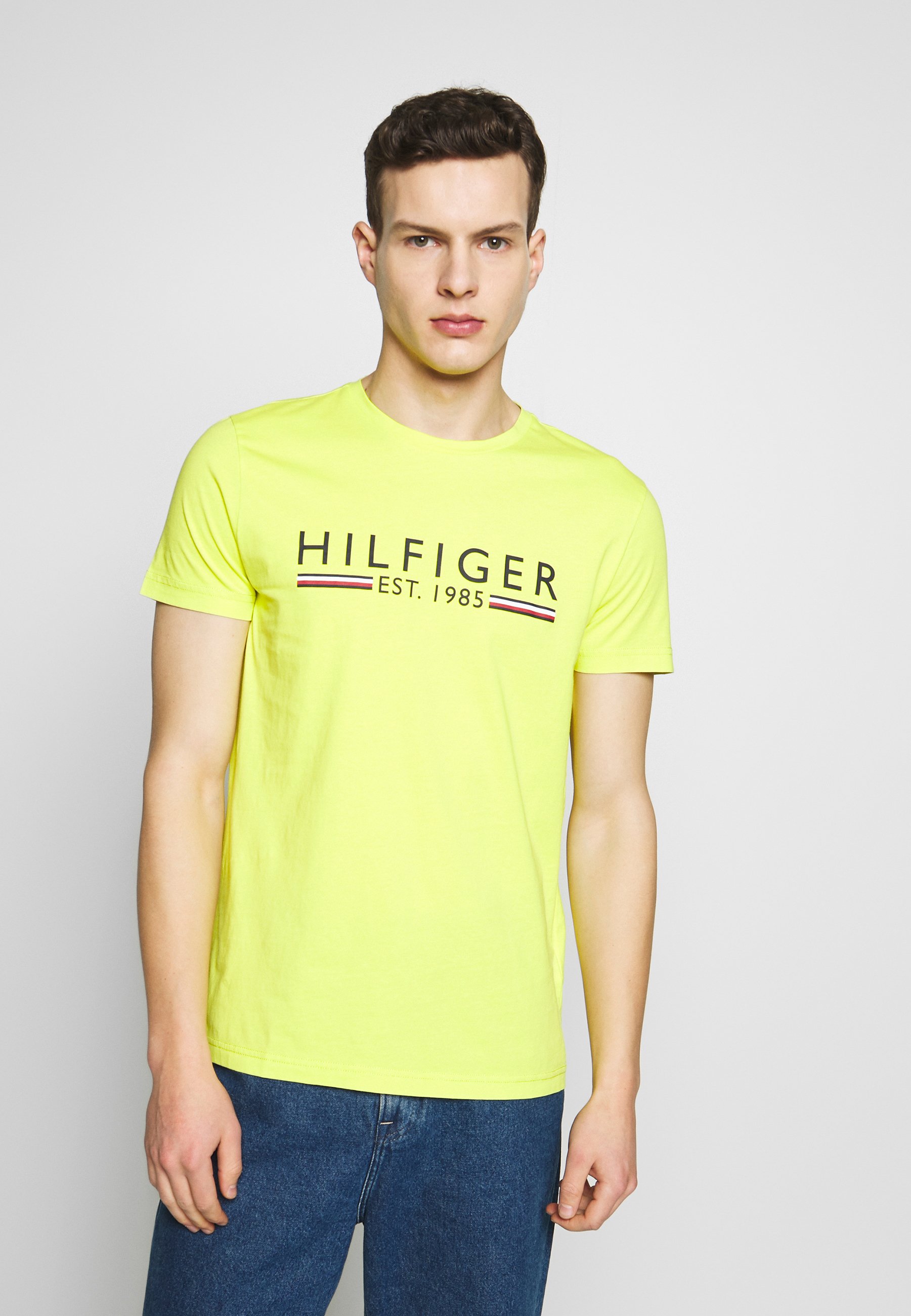 tommy jeans neon t shirt