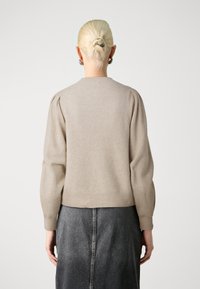 JDY ANNIE LIFE O NECK RAGLAN - Pulover - chateau gray